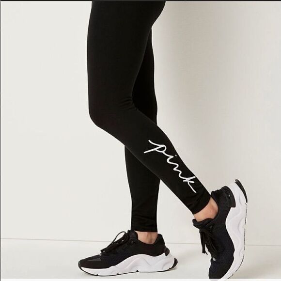 NWT PINK Victoria’s Secret Campus Long Sleeve T-Shirt and Leggings Set - Picture 8 of 11